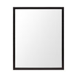 Bristol Espresso 24x30 Faux Wood Frame Bathroom Vanity Mirror by Mercana at Eve Furniture