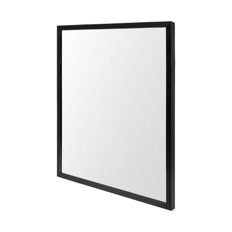 Bristol Espresso Faux Wood Frame Bathroom Vanity Mirror by Mercana at Eve Furniture