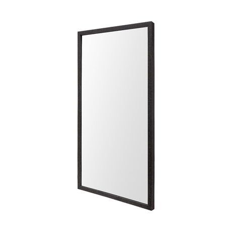 Bristol Espresso Faux Wood Frame Bathroom Vanity Mirror by Mercana at Eve Furniture