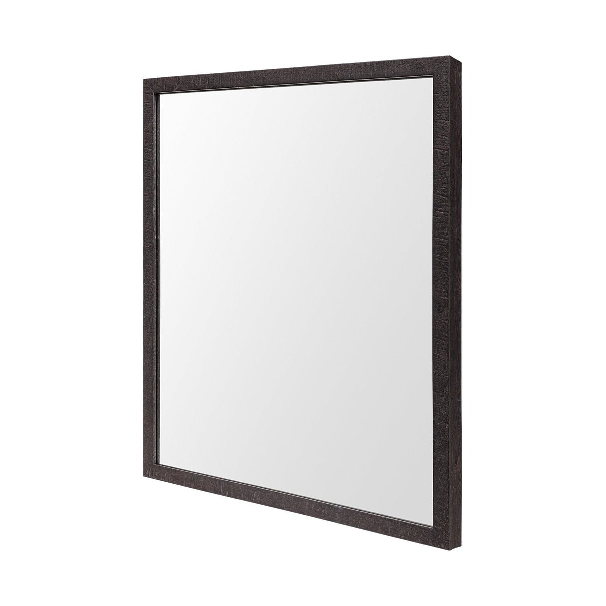 Bristol Espresso Faux Wood Frame Bathroom Vanity Mirror by Mercana at Eve Furniture
