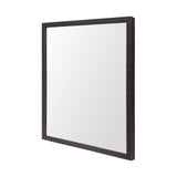 Bristol Espresso Faux Wood Frame Bathroom Vanity Mirror by Mercana at Eve Furniture