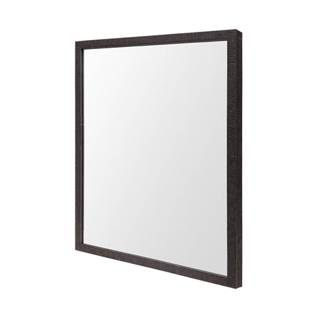 Bristol Espresso Faux Wood Frame Bathroom Vanity Mirror by Mercana at Eve Furniture