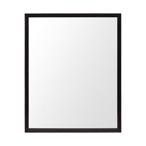 Bristol Espresso Faux Wood Frame Bathroom Vanity Mirror by Mercana at Eve Furniture