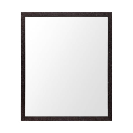 Bristol Espresso Faux Wood Frame Bathroom Vanity Mirror by Mercana at Eve Furniture
