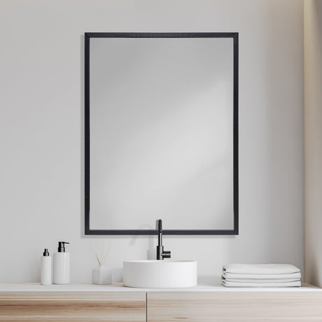 Bristol Espresso Plain 3Mil Mirror by Mercana at Eve Furniture