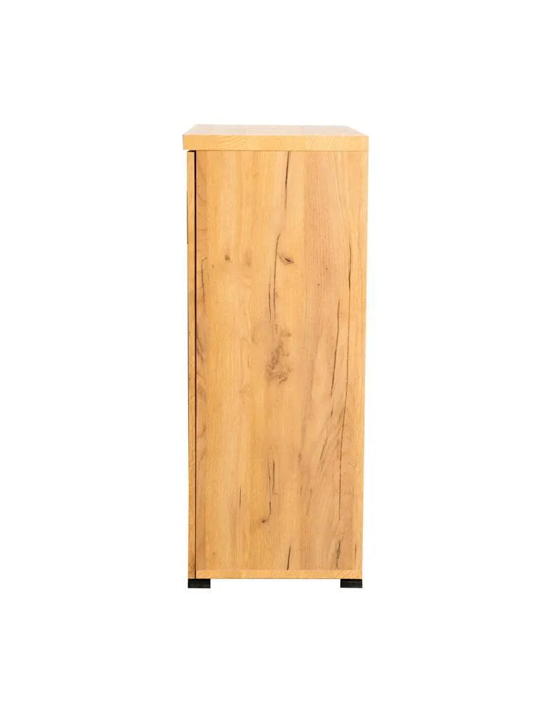 Bristol Golden Oak Metal Mesh Door Accent Cabinet by Coaster at Eve Furniture