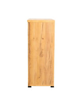 Bristol Golden Oak Metal Mesh Door Accent Cabinet by Coaster at Eve Furniture