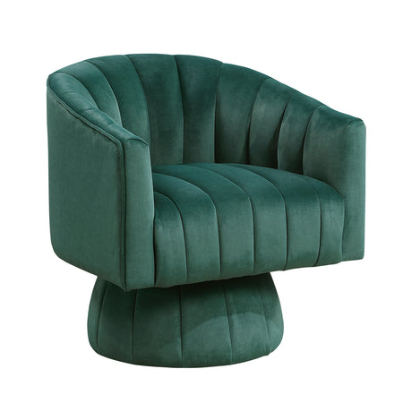 Bristol Green Swivel Chair by Homelegance at Eve Furniture