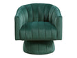 Bristol Green Swivel Chair by Homelegance at Eve Furniture