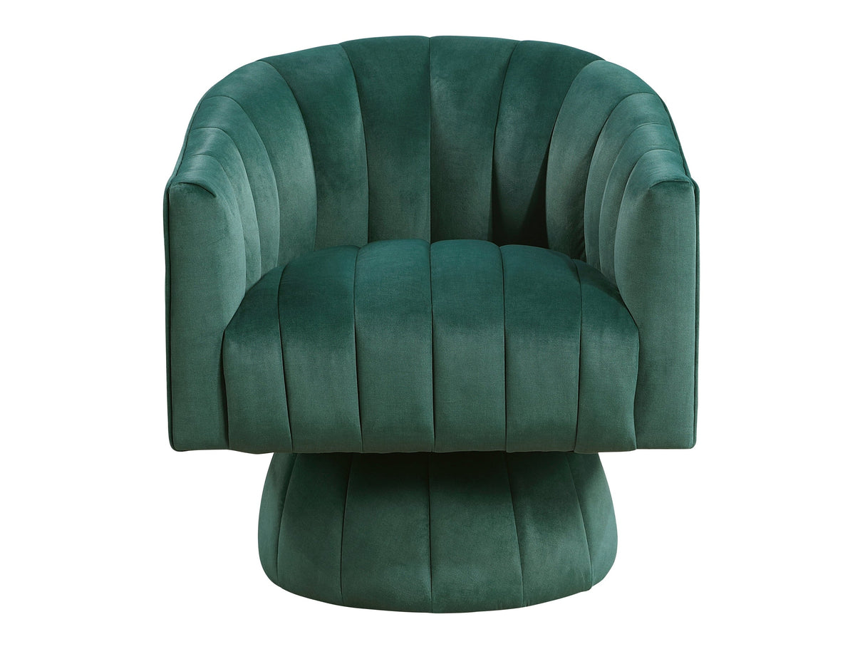 Bristol Green Swivel Chair by Homelegance at Eve Furniture