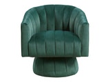 Bristol Green Swivel Chair by Homelegance at Eve Furniture