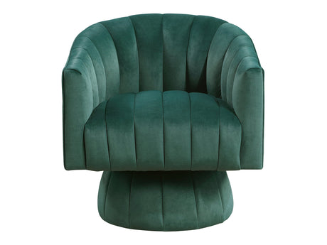 Bristol Green Swivel Chair by Homelegance at Eve Furniture