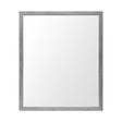 Bristol Grey 20x24 Faux Wood Frame Bathroom Vanity Mirror by Mercana at Eve Furniture