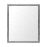 Bristol Grey 20x24 Faux Wood Frame Bathroom Vanity Mirror by Mercana at Eve Furniture
