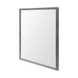 Bristol Grey Faux Wood Frame Bathroom Vanity Mirror by Mercana at Eve Furniture