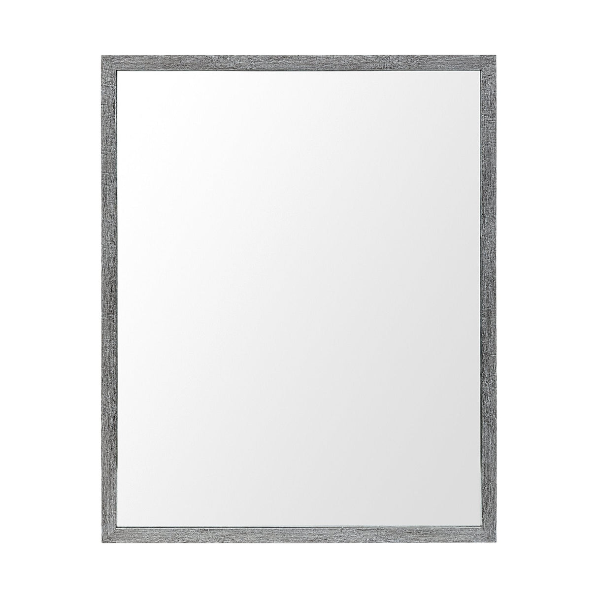 Bristol Grey Faux Wood Frame Bathroom Vanity Mirror by Mercana at Eve Furniture