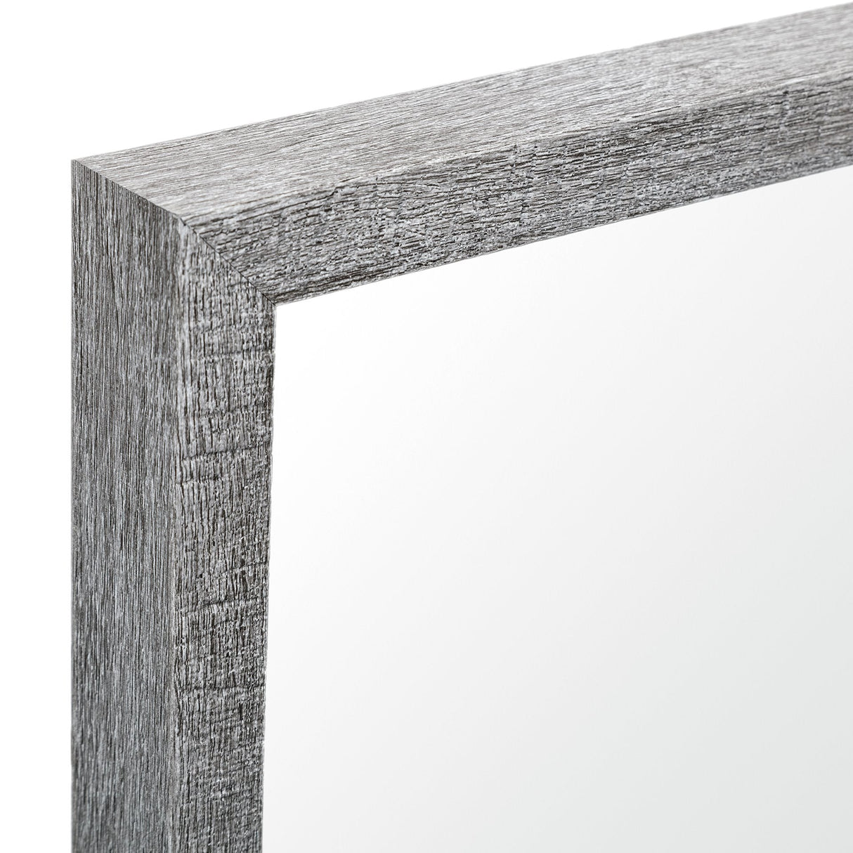 Bristol Grey Plain 3Mil Mirror 20 x 40 by Mercana at Eve Furniture