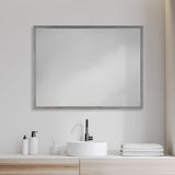 Bristol Grey Plain 3Mil Mirror 30 x 40 by Mercana at Eve Furniture