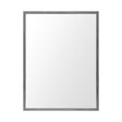 Bristol Grey Plain 3Mil Mirror 30 x 40 by Mercana at Eve Furniture