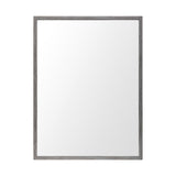 Bristol Grey Plain 3Mil Mirror 30 x 40 by Mercana at Eve Furniture
