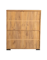 Bristol Golden Oak Metal Mesh Door Accent Cabinet