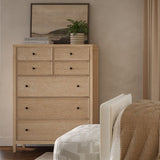 Bristol Park Whitewashed Oak Wood Chest by TOV Furniture at Eve Furniture