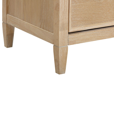 Bristol Park Whitewashed Oak Wood Chest by TOV Furniture at Eve Furniture