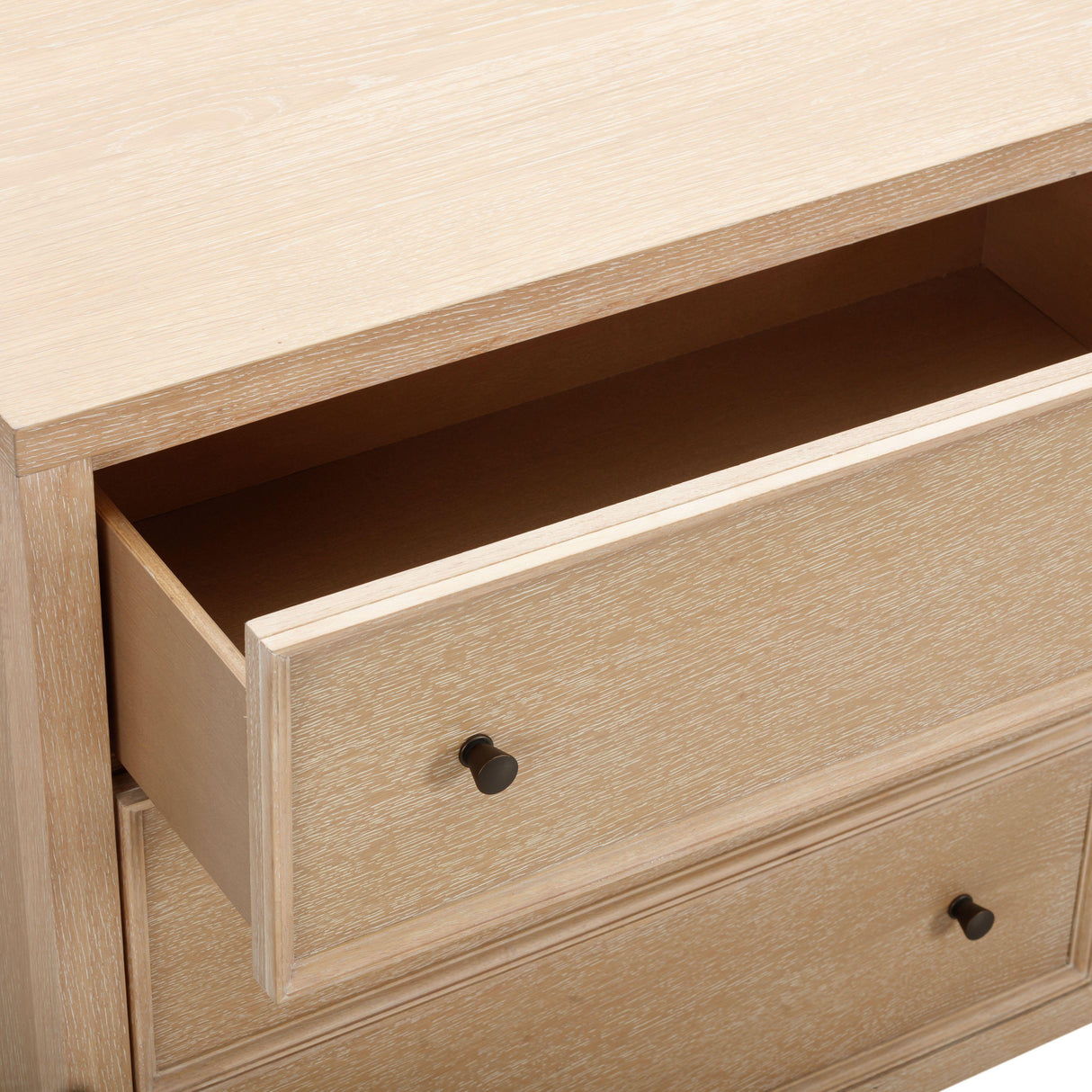 Bristol Park Whitewashed Oak Wood Dresser by TOV Furniture at Eve Furniture
