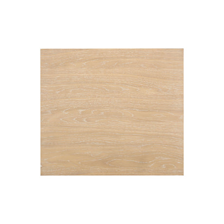 Bristol Park Whitewashed Oak Wood Open Nightstand by TOV Furniture at Eve Furniture