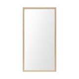Bristol Tan 20x40 Faux Wood Frame Bathroom Vanity Mirror by Mercana at Eve Furniture