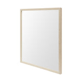 Bristol Tan 24x30" Faux Wood Frame Bathroom Vanity Mirror by Mercana at Eve Furniture