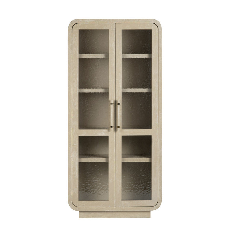 Bristol Tan Curio Cabinet by Crestview at Eve Furniture