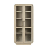 Bristol Tan Curio Cabinet by Crestview at Eve Furniture