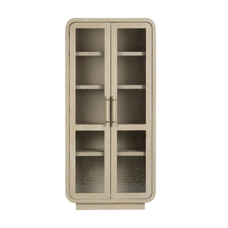 Bristol Tan Curio Cabinet by Crestview at Eve Furniture