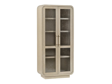 Bristol Tan Curio Cabinet by Crestview at Eve Furniture