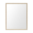 Bristol Tan Faux Wood Frame Bathroom Vanity Mirror by Mercana at Eve Furniture