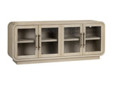 Bristol Tan Four-Door Cabinet by Crestview at Eve Furniture