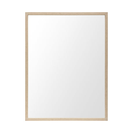 Bristol Tan Plain 3Mil Mirror by Mercana at Eve Furniture