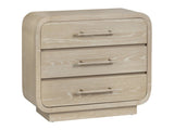 Bristol Tan Three-Drawer Chest by Crestview at Eve Furniture