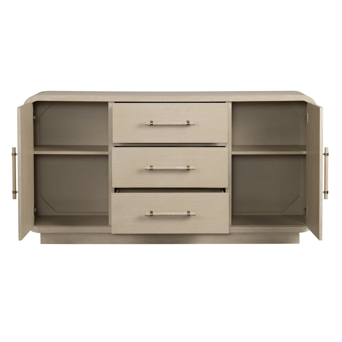 Bristol Tan/Cream Media Console by Crestview at Eve Furniture