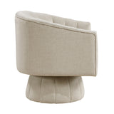 Bristol Taupe Swivel Chair by Homelegance at Eve Furniture