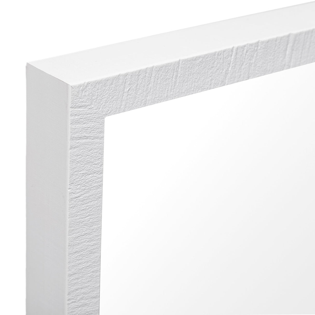 Bristol White Plain 3Mil Mirror 20 x 40 by Mercana at Eve Furniture