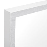 Bristol White Plain 3Mil Mirror 20 x 40 by Mercana at Eve Furniture