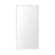 Bristol White Plain 3Mil Mirror 20 x 40 by Mercana at Eve Furniture