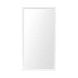 Bristol White Plain 3Mil Mirror 20 x 40 by Mercana at Eve Furniture