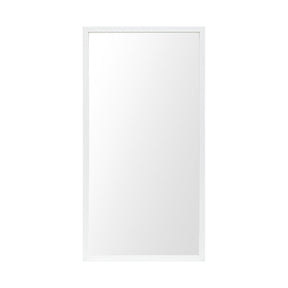 Bristol White Plain 3Mil Mirror 20 x 40 by Mercana at Eve Furniture
