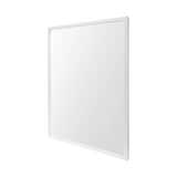 Bristol White Plain 3Mil Mirror 30 x 40 by Mercana at Eve Furniture