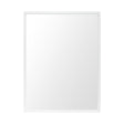 Bristol White Plain 3Mil Mirror 30 x 40 by Mercana at Eve Furniture