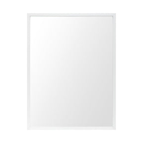 Bristol White Plain 3Mil Mirror 30 x 40 by Mercana at Eve Furniture