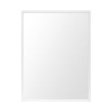 Bristol White Plain 3Mil Mirror by Mercana at Eve Furniture
